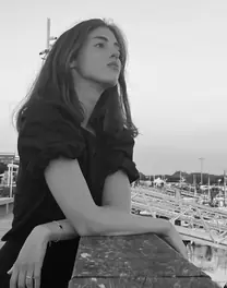Sofia Doroshyna, black and white portrait
